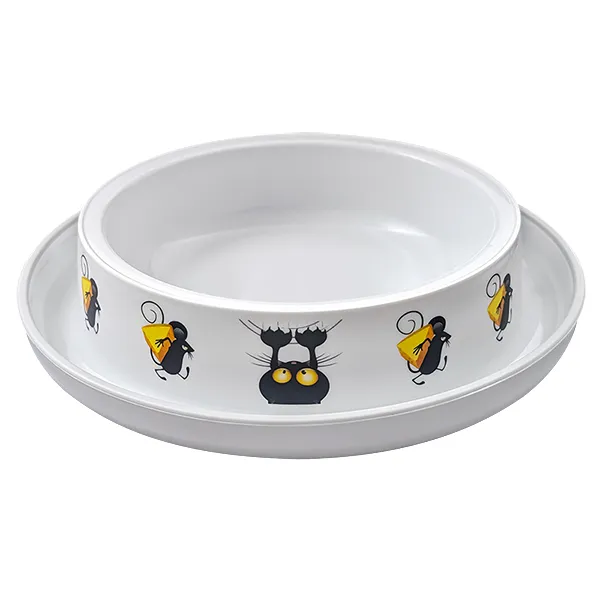 Миска для кошек 210 мл Moderna Trendy Dinner Cat&Mouse — фото 1