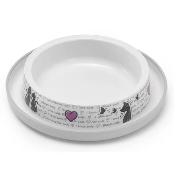 Moderna Trendy Dinner Cats in Love МОДЕРНА ЗАКОХАНІ КОТИ миска для котів, 210мл — фото 1