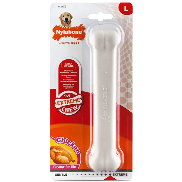 Жевательная игрушка для собак, кость, Nylabone Extreme Chew Bone — фото 1