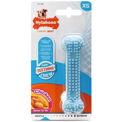 Жевательная игрушка для щенков Nylabone Puppy Chew Dental Bone