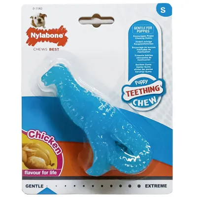 Жевательная игрушка для щенков Nylabone Puppy Chew Dinosaur
