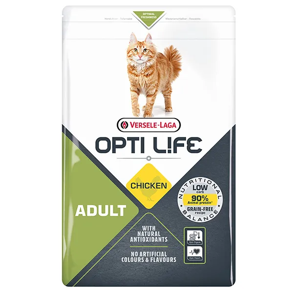 Opti Life Adult ОПТІ ЛАЙФ ДОРОСЛИЙ беззерновий сухий суперпреміум корм для котів — фото 1