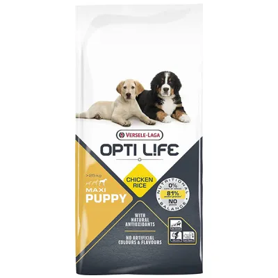 Сухой корм для щенков крупных пород, Opti Life Puppy Maxi