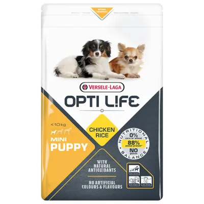 Сухой корм для щенков мини и малых пород Opti Life Puppy Mini