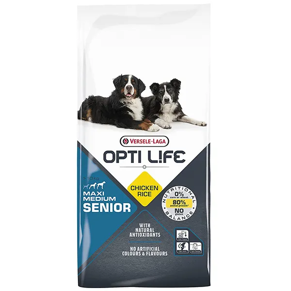 Сухой корм для пожилых собак средних и крупных пород Opti Life Senior Medium & Maxi — фото 1