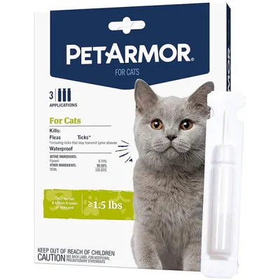 Капли от блох, клещей, вшей для кошек PetArmor Cats