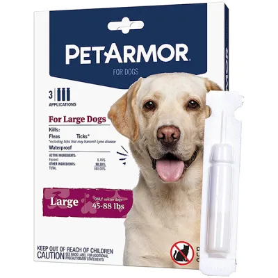 Капли от блох, клещей, вшей для собак 20-40кг PetArmor Large