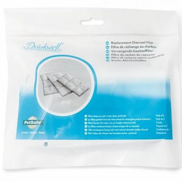 PetSafe Drinkwell FILTER змінний вугільний фільтр в фонтанчик поїлку, 3 од. — фото 1