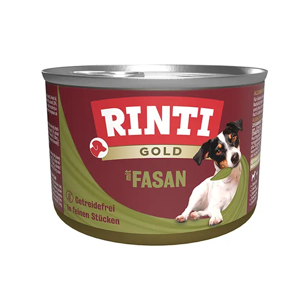 Влажный корм для собак беззерновой Rinti Gold с фазаном — фото 1