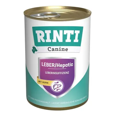Диетический влажный корм для собак при заболеваниях печени с курицей Rinti Canine Veterinary LEBER/Hepatic