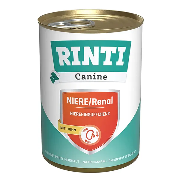 Влажный диетический корм для собак с заболеванием почек, курица, Rinti Canine Veterinary Niere/Renal mit Huhn — фото 1