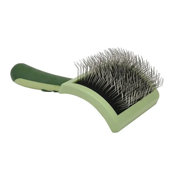Выгнутая пуходерка для собак с длинной шерстью Safari Curved Firm Slicker Brush — фото 1