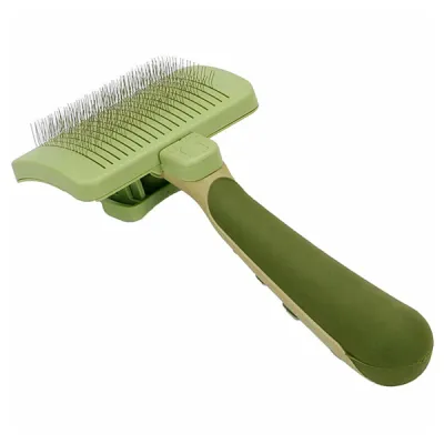 Safari Self-Cleaning Brush пуходерка-сликер с самоочищением для собак и кошек