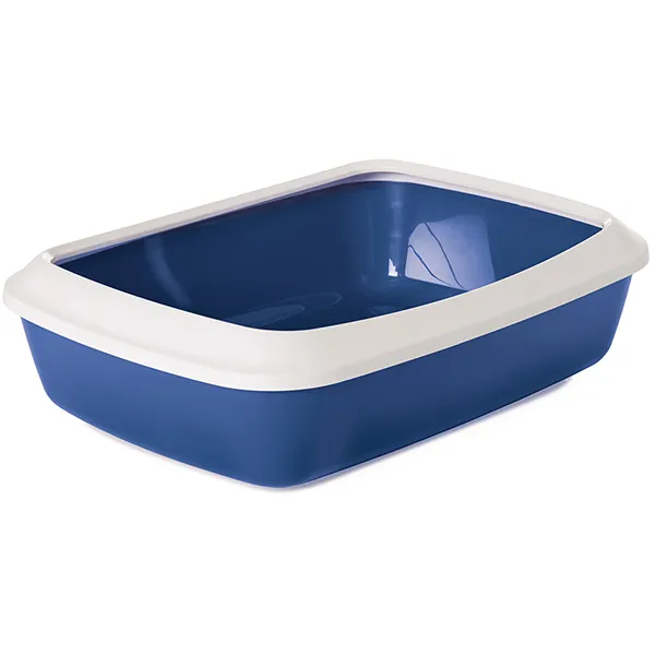 Savic Iriz Litter Tray лоток туалет с бортиком для кошек, 50х37х13см — фото 1