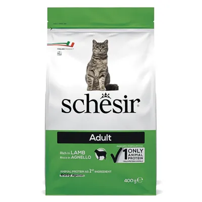 Сухой корм для кошек Schesir Cat Adult Lamb, монопротеиновый