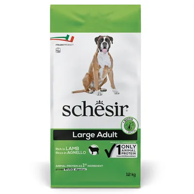 Сухой корм для собак крупных пород, ягненок, Schesir Dog Large Adult Lamb