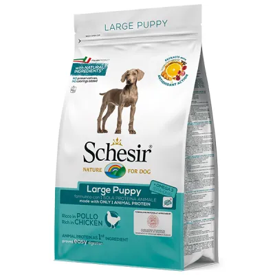 Сухой корм для щенков крупных пород, курица, Schesir Dog Large Puppy