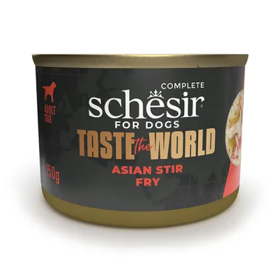 Консервы для собак Schesir Taste the World Asian Stir Fry, в бульоне, банка 150г