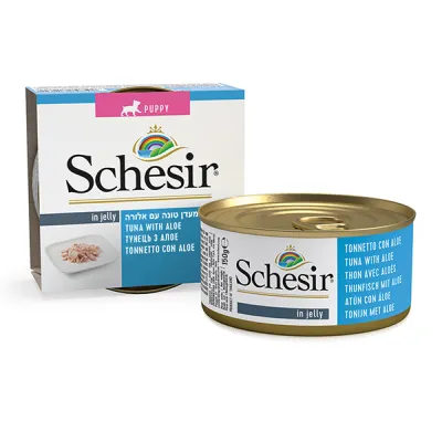 Консервы для щенков Schesir Tuna Aloe Puppy