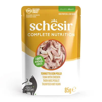 Консервы для кошек Schesir Tuna and Chicken