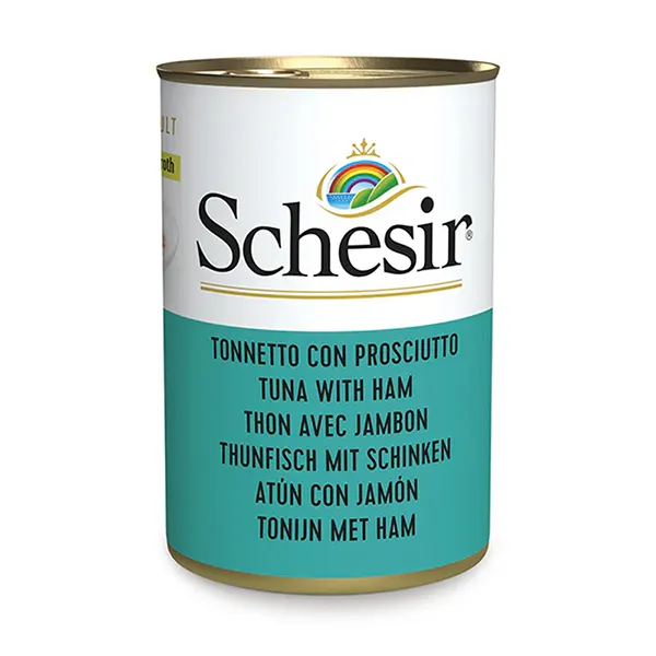 Консервы для кошек Schesir Tuna with Ham — фото 1
