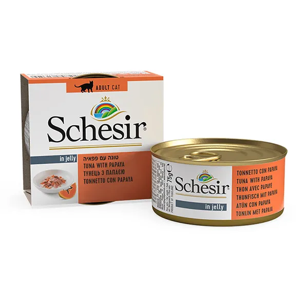 Консервы для кошек Schesir Tuna with Papaya — фото 1