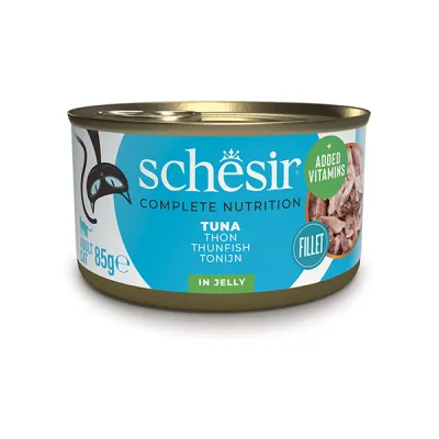 Schesir Tuna тунец в желе, влажный корм для кошек, Schesir