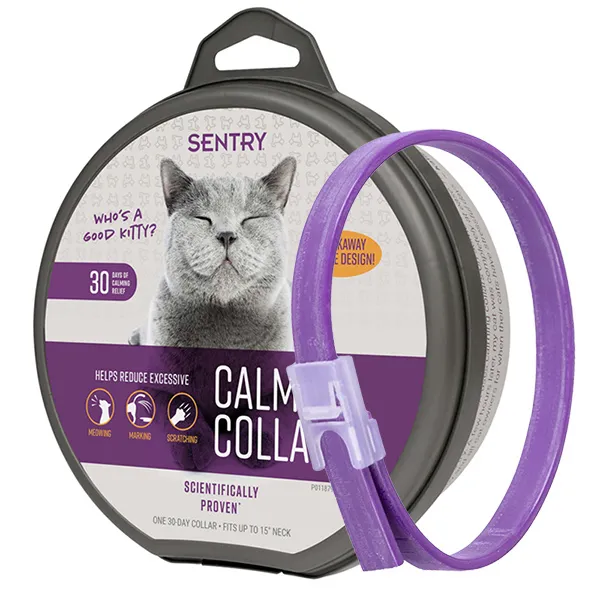 Sentry Calming Collar Good Kitty успокаивающий ошейник с феромонами для кошек, Sentry — фото 1