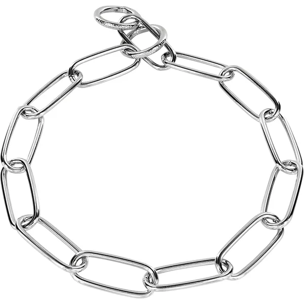 Sprenger Collar Extra Long Link ошейник для собак, экстрадлинное звено 4мм, хромированная сталь — фото 1