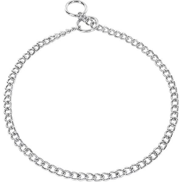 Sprenger Collar Round Link ошейник для собак, круглое звено 2 мм, хромированная сталь — фото 1