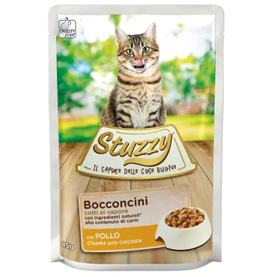 Stuzzy Cat Chicken ШТУЗІ КУРКА в соусі консерви для котів, вологий корм, пауч 85г