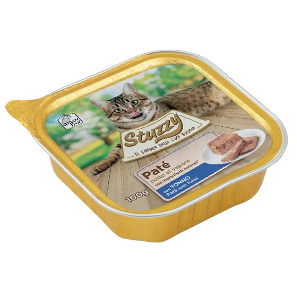 Паштет для кошек, тунец, 100 г, Stuzzy Cat Tuna — фото 1