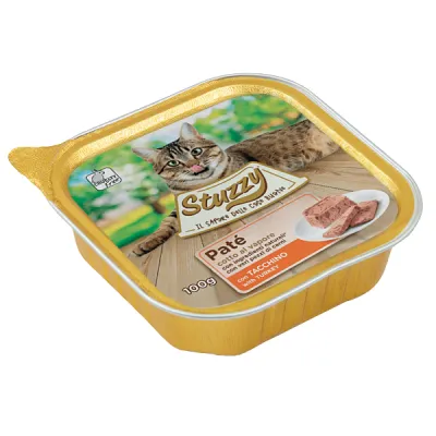 Паштет для кошек, индейка, 100 г, Stuzzy Cat Turkey