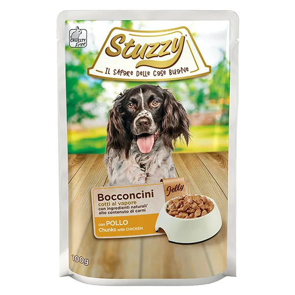 Влажный корм для собак с курицей в желе Stuzzy Dog Chicken — фото 1