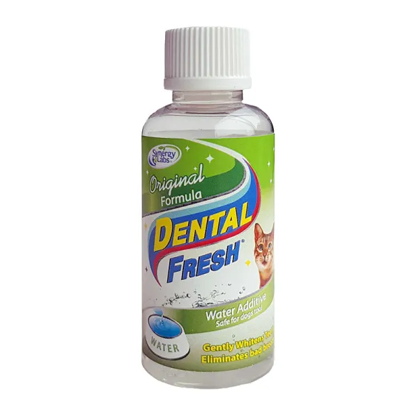 SynergyLabs Dental Fresh Cat СІНЕРДЖІ ЛАБС СВІЖІСТЬ ЗУБІВ рідина від зубного нальоту і запаху з пащі котів — фото 1