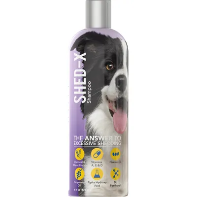 Шампунь для собак, проти линьки, SynergyLabs Shed-X Shampoo