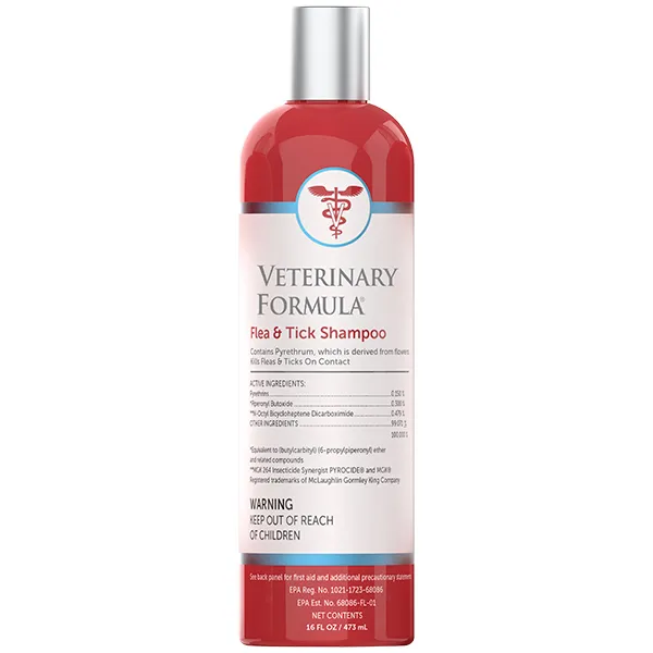 Шампунь для собак і котів від бліх і кліщів Veterinary Formula CC Flea&Tick Shampoo — фото 1