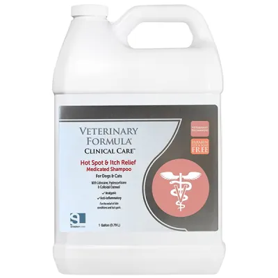 Шампунь для собак і котів від свербежу та гарячих точок Veterinary Formula CC Hot Spot&Itch Relief Medicated Shampoo