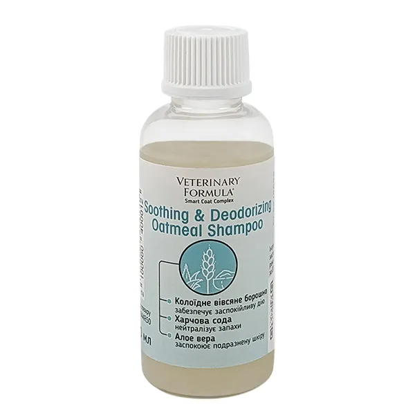 Шампунь успокаивающий и дезодорирующий Veterinary Formula SCC Oatmeal — фото 1