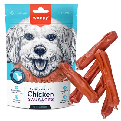 Влажные лакомства для собак Wanpy Chicken Sausages