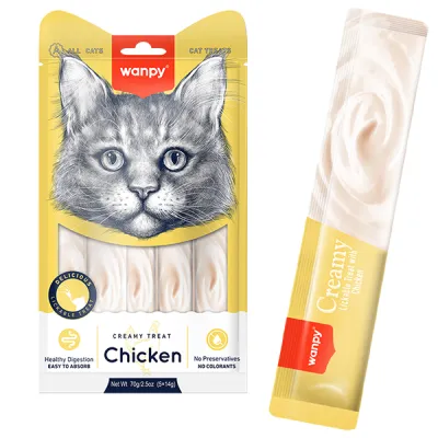 Рідкі ласощі для котів Wanpy Chicken