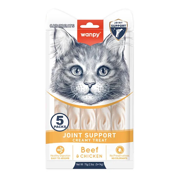 Функциональные жидкие лакомства для кошек Wanpy Joint Support — фото 1