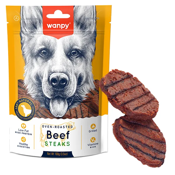 Wanpy Grilled Beef Steak лакомство для собак Wanpy — фото 1