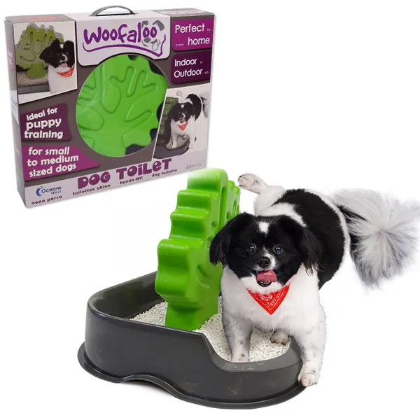 Туалет для собак Woofaloo Dog Toilet с деревом-столбиком для кобелей малых и средних пород — фото 1