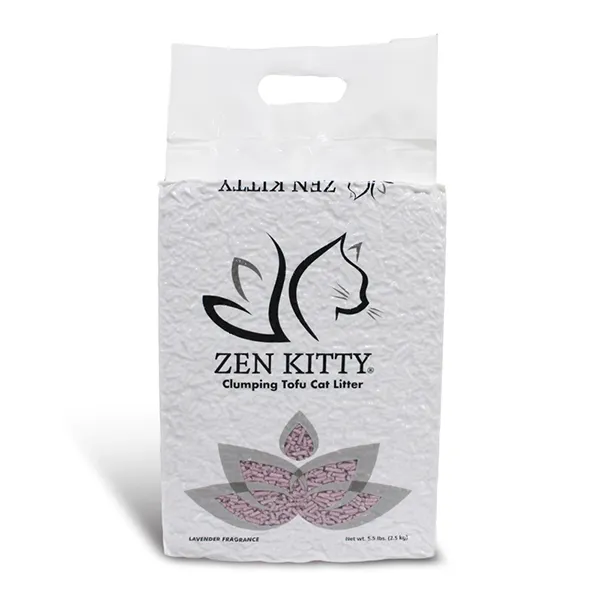 Наполнитель для кошачьего туалета ZenKitty Clumping Tofu Lavender грудкующийся — фото 1