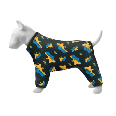 Ветровка для собак WAUDOG Clothes, рисунок «Дом»