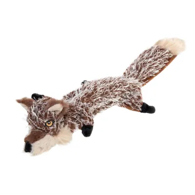 Іграшка для собак Вовк з пищалками GiGwi Plush Friendz, 37 см