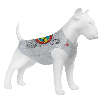 Майка для собак WAUDOG Clothes рисунок "Чудо-женщина комикс"