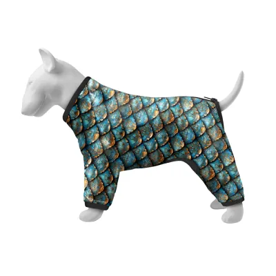 Ветровка для собак WAUDOG Clothes, рисунок «Чешуя»