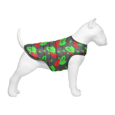 Куртка-накидка для собак WAUDOG Clothes, рисунок "Калина"